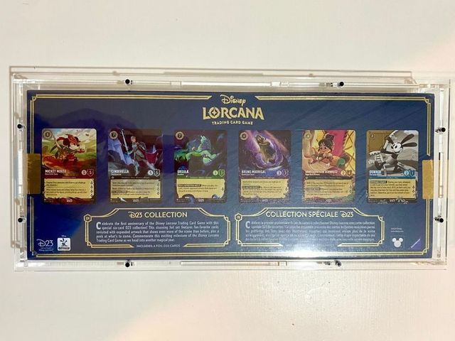 Case acrílio Expo D23 Lorcana Disney