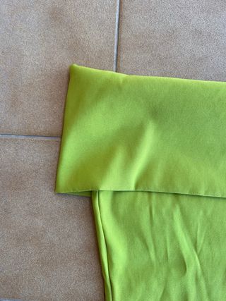 Top Zara verde lima - M