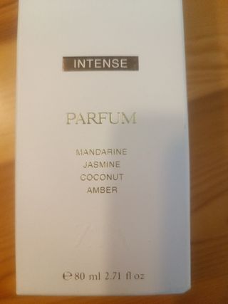 Perfume " AMBER FUSIÓN INTENSE" ZARA 80 ML.