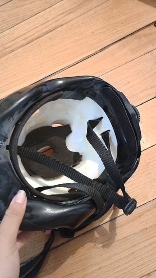 Casco bimbo blu Decathlon Kiddy