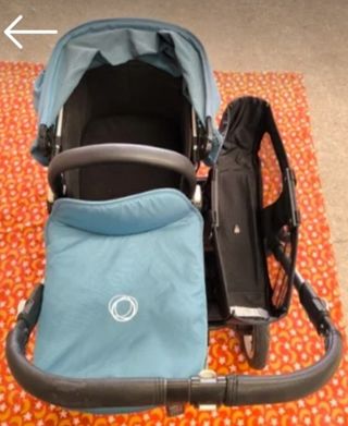 Bugaboo Donkey Gemelar Azul petroleo 