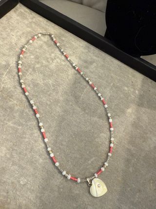 Collar Zara - Rojo y Blanco