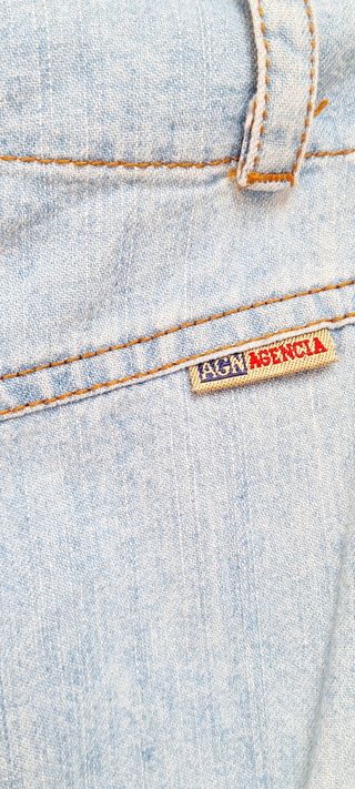 Falda vaquera azul talla S