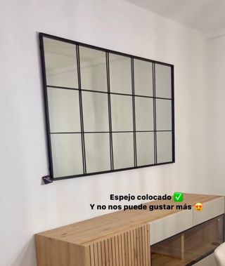 OFERTON! Espejo ventana forja industrial 150x90cm
