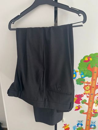 Traje negro hombre