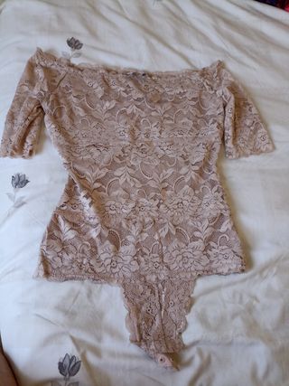 Body encaje Guess beige XS