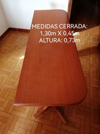Mesa extensible madera salón
