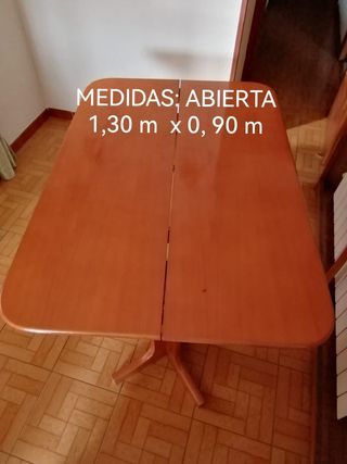 Mesa extensible madera salón