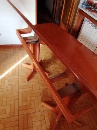 Mesa extensible madera salón