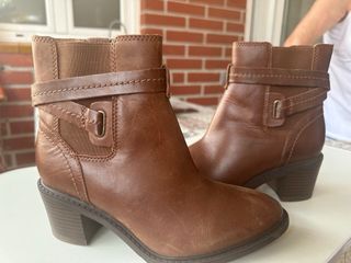 Botines clarks Marrón Mujer