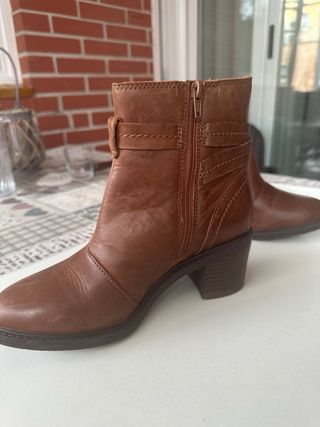 Botines clarks Marrón Mujer