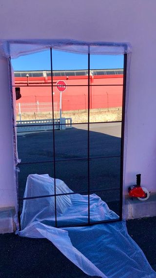 OFERTON! Espejo ventana forja industrial 150x90cm