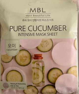 Mascarilla facial coreana de pepino MBL
