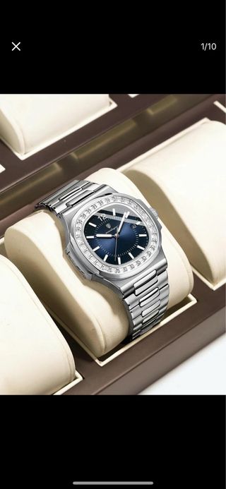 Reloj POEDAGAR 918 - Acero, Azul