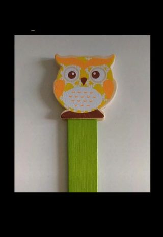 Segnalibro gufo colorato