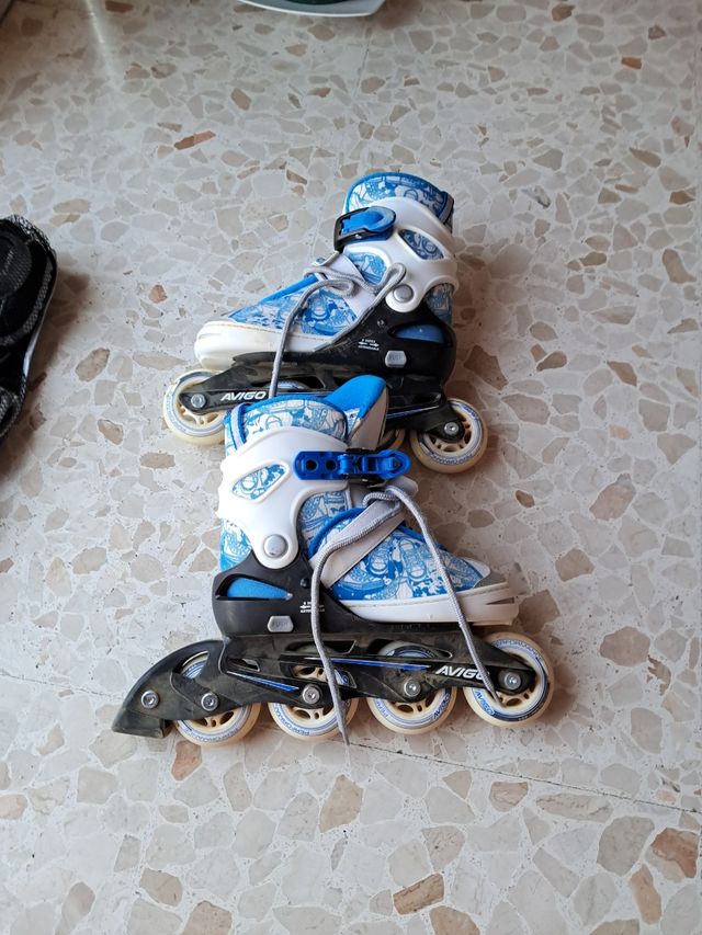 Patines extensibles niños (5 tallas) + proteccione