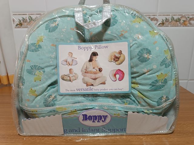 Cojín lactancia Boppy, rana
