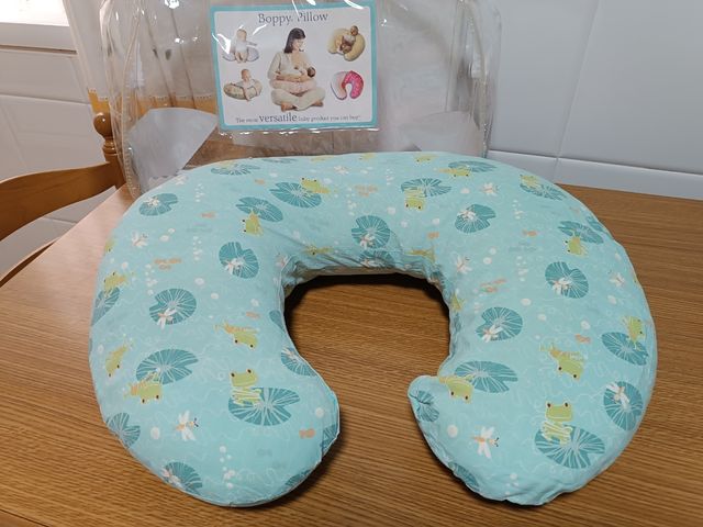 Cojín lactancia Boppy, rana