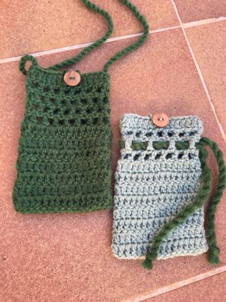 Bolsos móviles crochet: 2uds