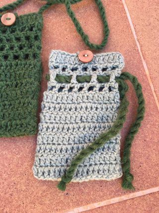 Bolsos móviles crochet: 2uds