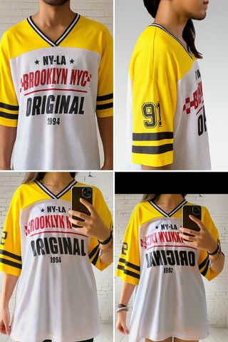 Camiseta Rugby Oversize unisex talla L