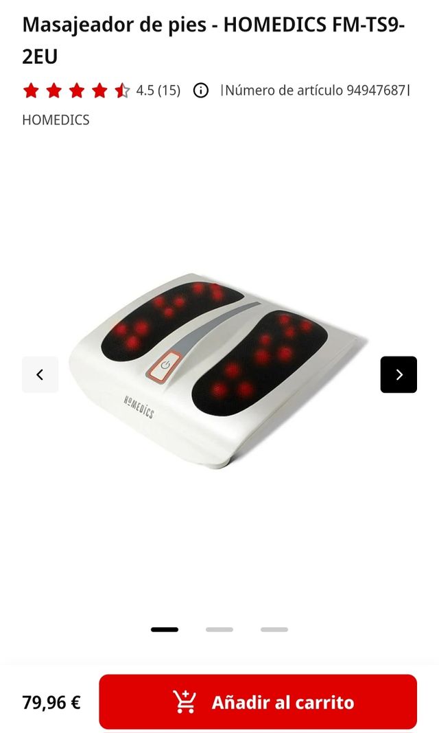 Masajeador de pies HOMEDICS