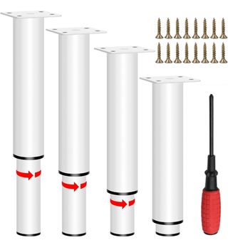 Gambe Tavolo Alluminio Telescopiche 25-43 cm - Set