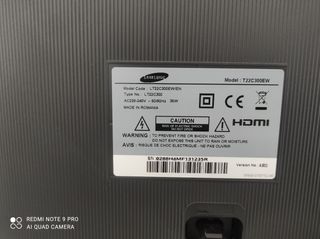 Televisión samsung 22  no wiffi