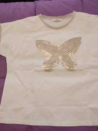 Camiseta blanca nueva talla XL