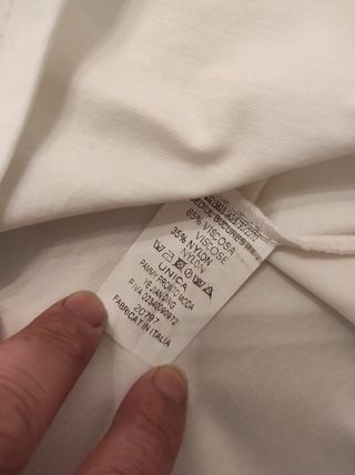 Camiseta blanca nueva talla XL