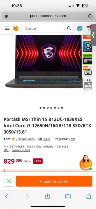 MSI Gaming - Caja Portátil