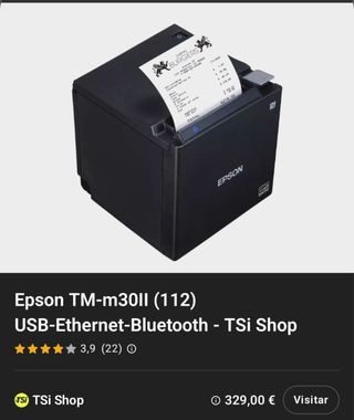 Epson TM-m30II (112) - Impresora térmica