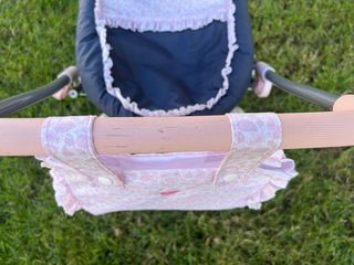 Carrito de paseo juguete rosa