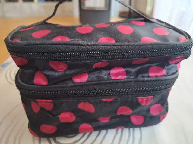 Neceser doble capa cosméticos