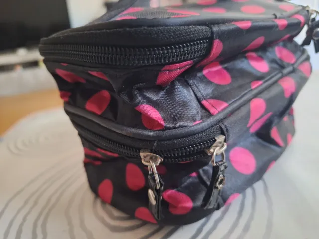 Neceser doble capa cosméticos