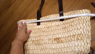 Bolso esparto beige-marrón