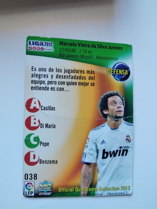Cromo Marcelo Liga 2012
