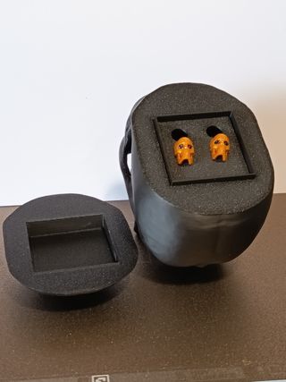 Orecchini teschio dorati