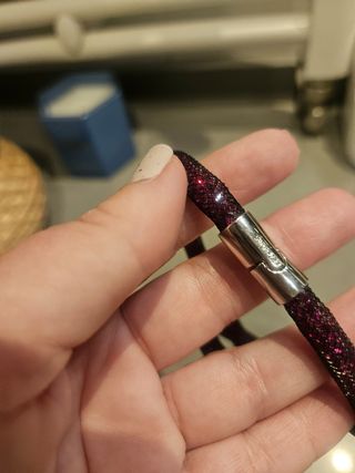Pulsera Swaroski morada