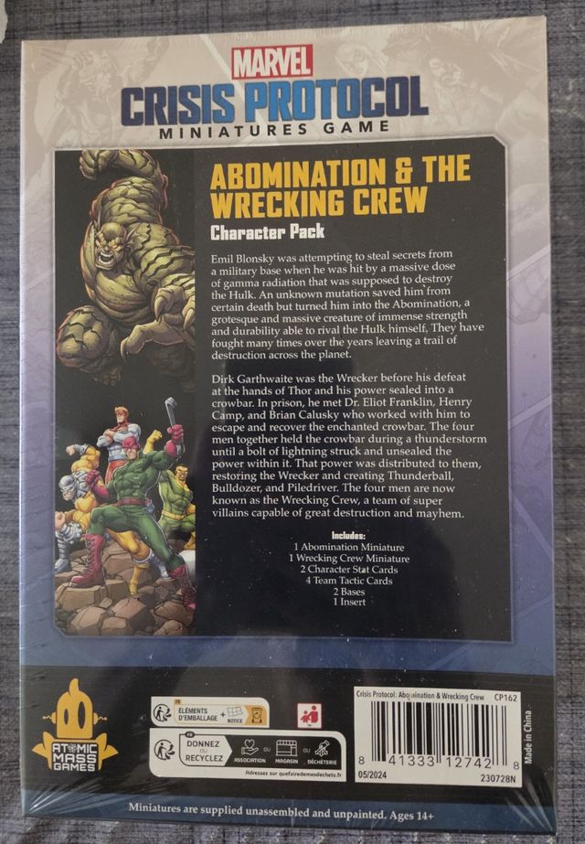 Abomination and the wrecking crew - Marvel crisis