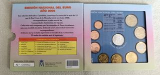 España 2009 set monedas euro Cantabria