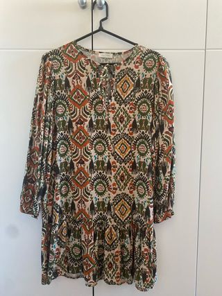 Vestido Hug&Clau estampado étnico