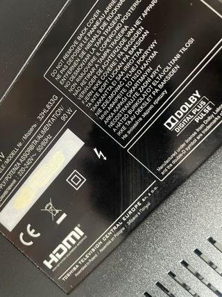 TV Toshiba 32" FULL HD - Estado Impecable