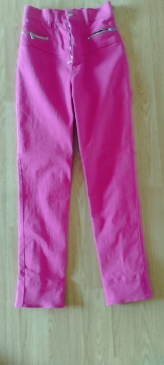 Pantalones rosa mujer