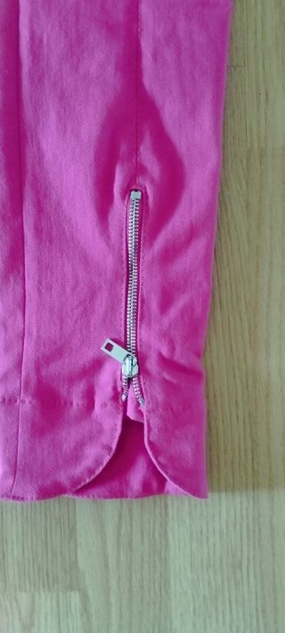 Pantalones rosa mujer