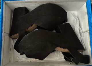 Sandalias plataforma negras