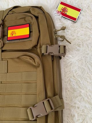 Mochila táctica khaki 50L - Ajustable