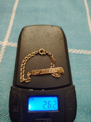 Esclava de oro 18k 