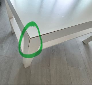 Mesa Ikea Lack blanca