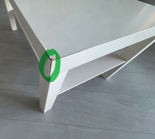 Mesa Ikea Lack blanca